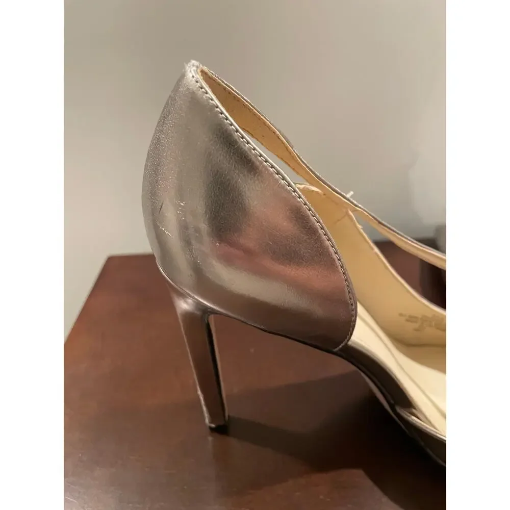 Nine West Champagne Gold Heels – Size 8.5
